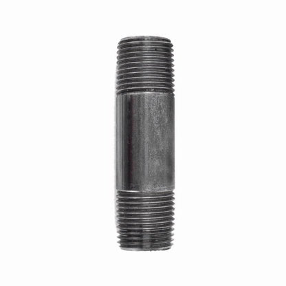 NIPPLE BLACK 3/8"X3" - Pack of 5