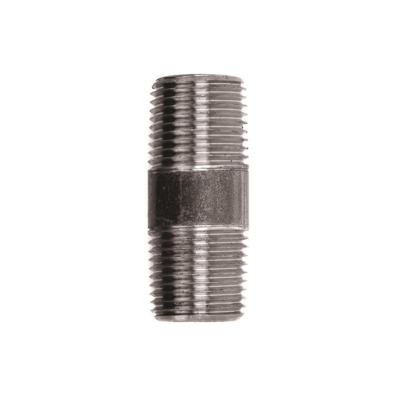NIPPLE BLACK 1/2"X2" - Pack of 5