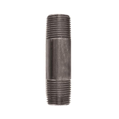 NIPPLE BLACK 1/2"X3" - Pack of 5
