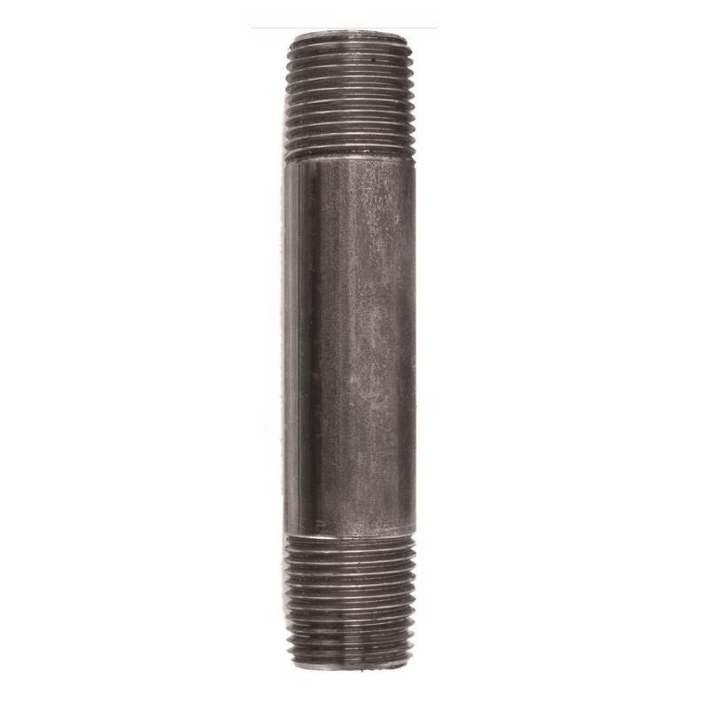 NIPPLE BLACK 1/2"X4" - Pack of 5