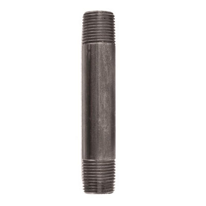 NIPPLE BLACK 1/2"X4.5" - Pack of 5