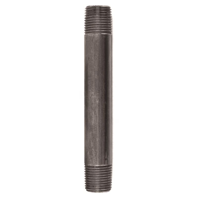 NIPPLE BLACK 1/2"X5.5" - Pack of 5