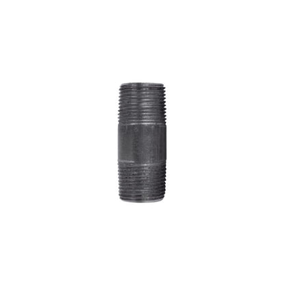 NIPPLE BLACK 3/4"X2.5" - Pack of 5