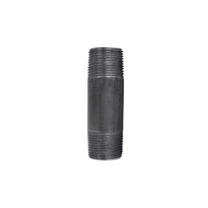 NIPPLE BLACK 3/4"X3.5" - Pack of 5