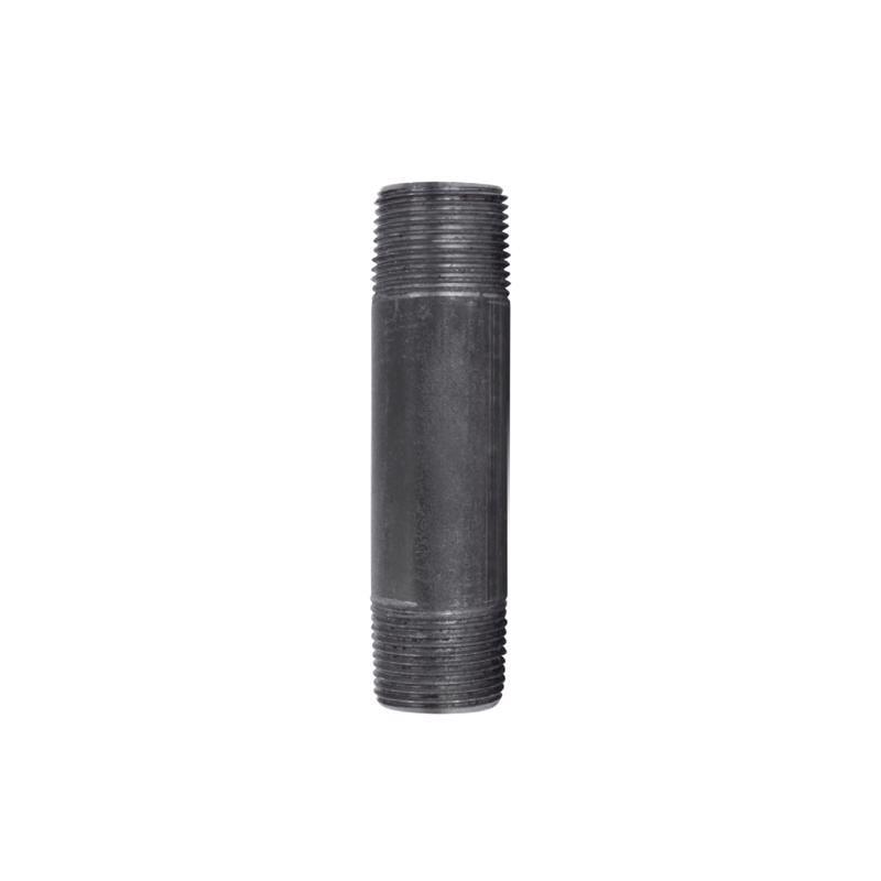 NIPPLE BLACK 3/4"X4" - Pack of 5