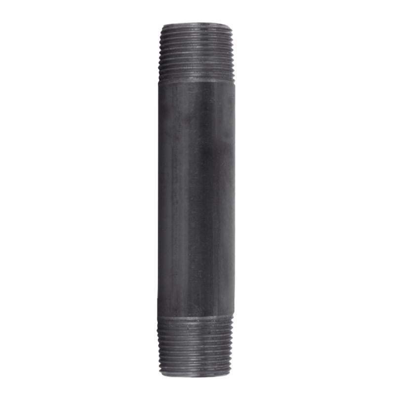 NIPPLE BLACK 1"X6" - Pack of 5
