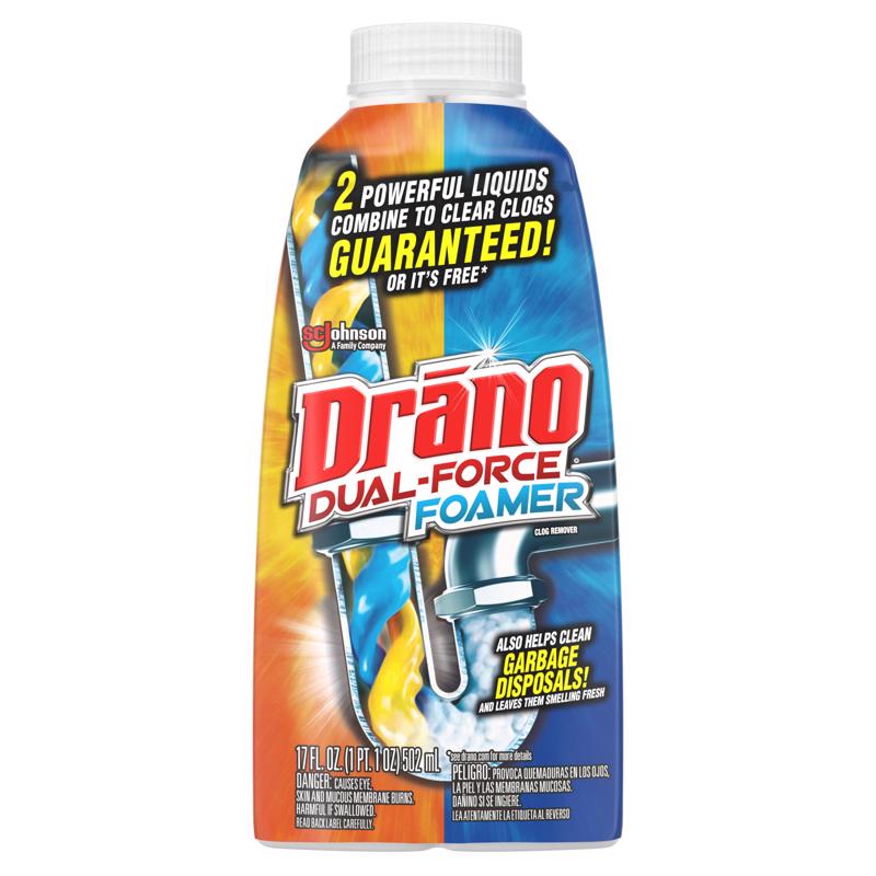 CLNR FOAMNG LQD DRNO17OZ - Pack of 8