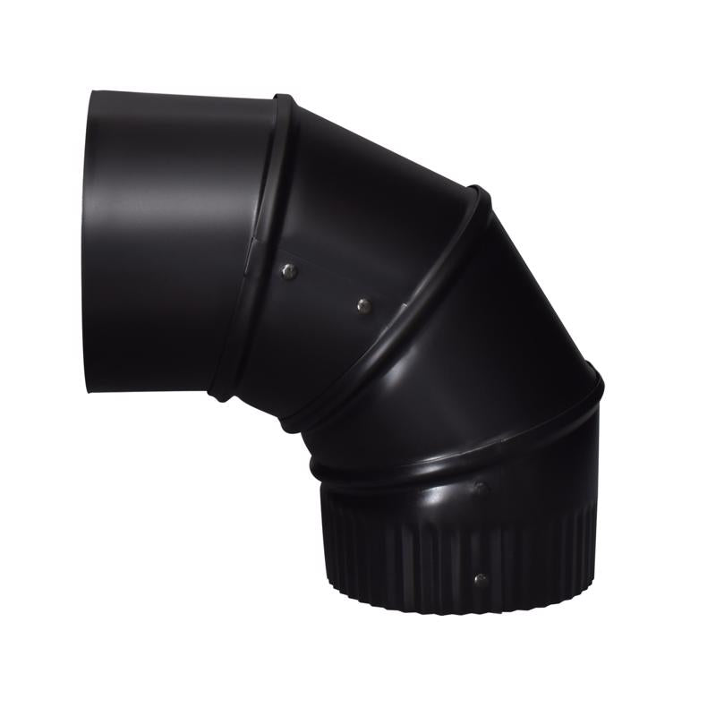 ELBOW 28GA 4"BLK - Pack of 4