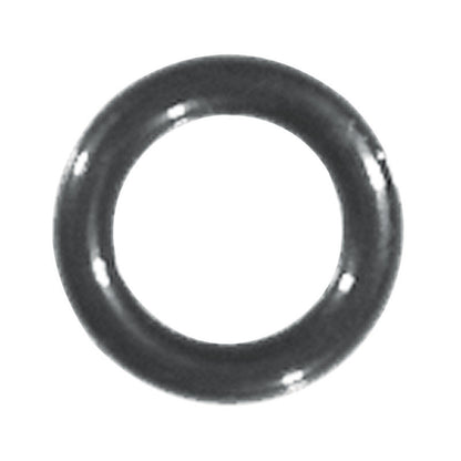 Set of five Emery Jensen O-ring seals, 3/8 inch outer diameter and 1/4 inch inner diameter, with 1/16 inch cross-section.