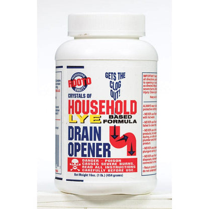 HOUSEHOLD LYE DRAIN 1LB - Pack of 12