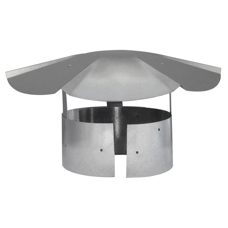 Emery Jensen chimney caps, CAP RAIN FURNACE ADJ8-9 inch, pack of 2, metal vent covers for chimney protection and rain shielding