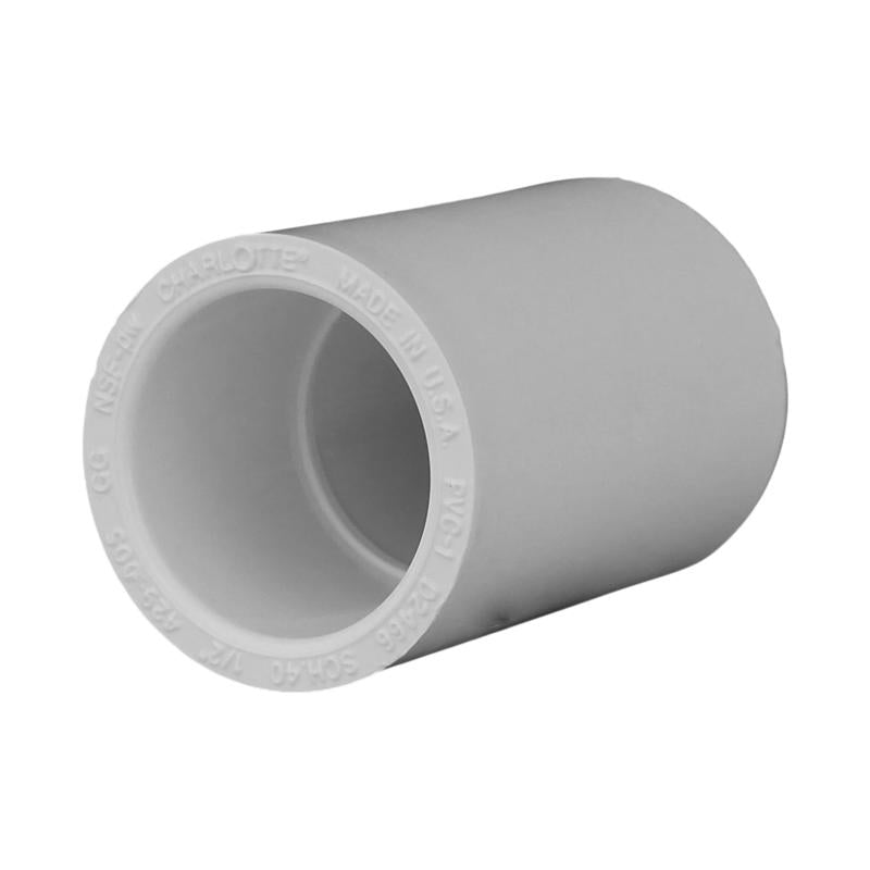 Pack of 25 Emery Jensen 1/2" SXS SCH40 PVC pressure fittings, durable and suitable for plumbing and irrigation connections.