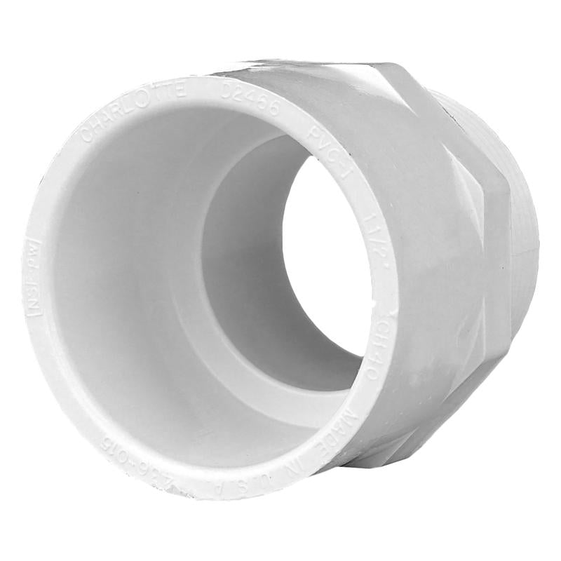 Pack of 25 Emery Jensen ADAPTR SCH40 1.5sl1.5mpt PVC pressure fittings for durable plumbing connections