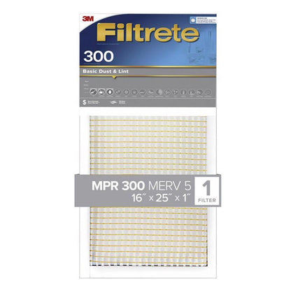 AIR FLTR 16X25X1 300MPR - Pack of 4