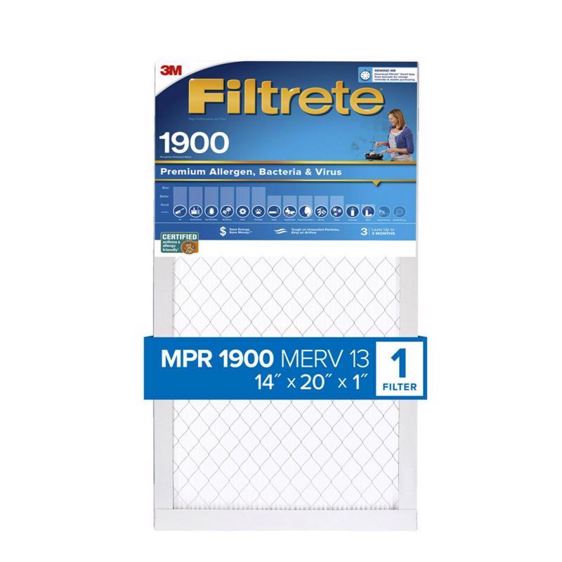AIR FLTR 14X20X1 1900MPR - Pack of 4