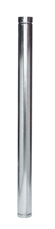 Emery Jensen B Vent Pipe Type B 4x60-inch, pack of 2, durable metal vent pipes with smooth finishes for safe exhaust venting.