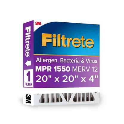 AIR FLTR 20X20X4 1550MPR - Pack of 4