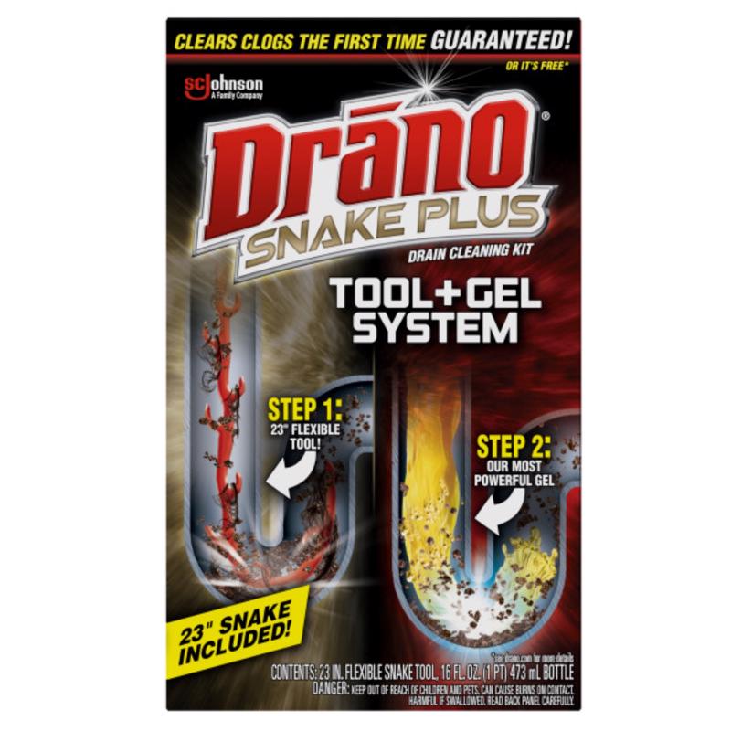 CLEANER DRAIN SNAKE PLUS - Pack of 6