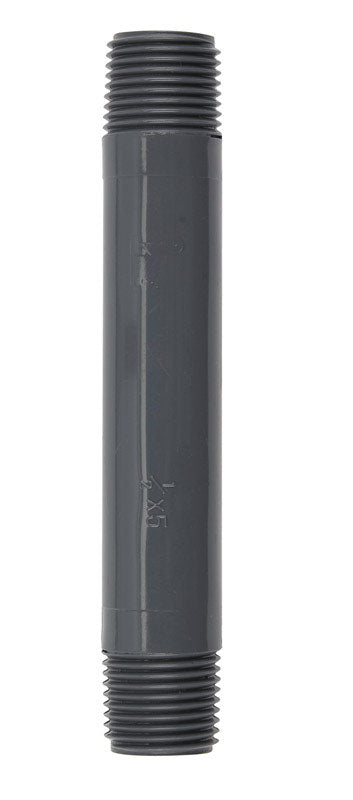 NIPPLE SCH80 PVC 1/2"X5" - Pack of 10