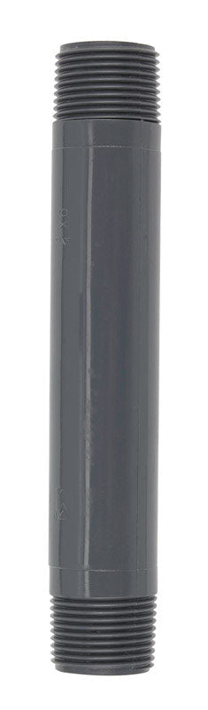 PVC NIPPLE SCH80 3/4X6" - Pack of 10