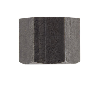 Pack of five black iron CAP HEX 1/4-inch fittings from Emery Jensen, U.S. black iron plumbing and hardware supplies.