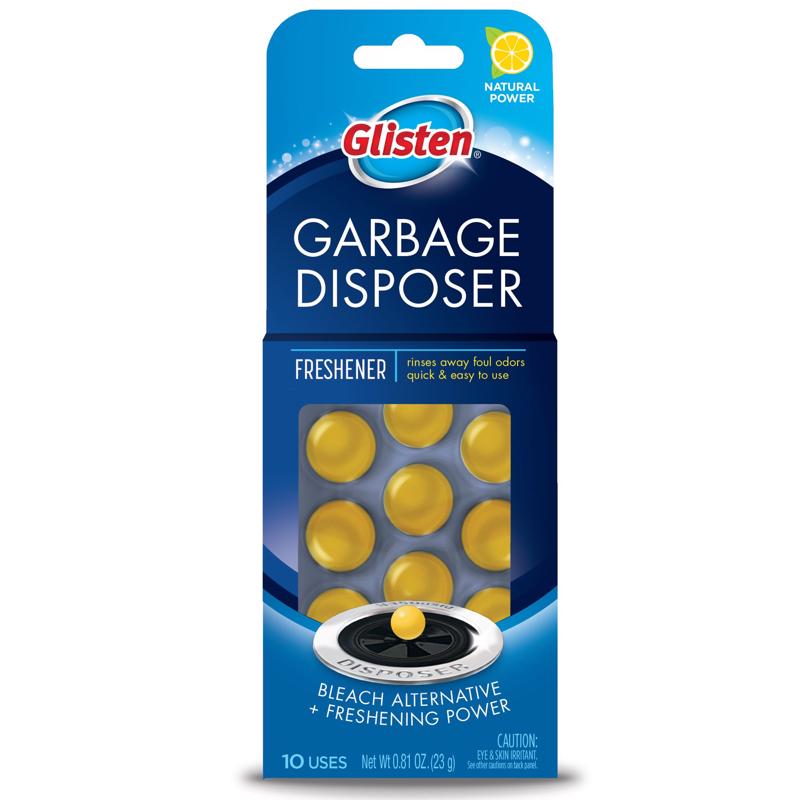 Emery Jensen Crystal Drain Cleaners Disposer Freshener 10-pack, 12 sets, for freshening and cleaning kitchen drains.
