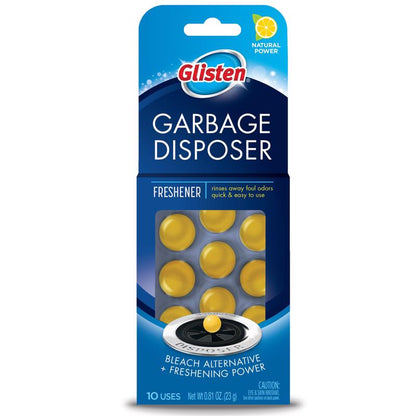 Emery Jensen Crystal Drain Cleaners Disposer Freshener 10-pack, 12 sets, for freshening and cleaning kitchen drains.