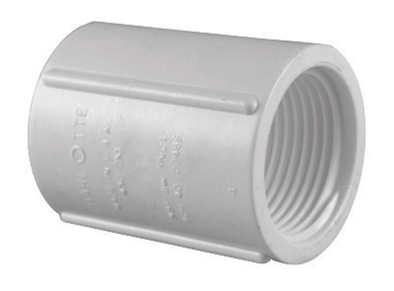 COUPLE SCH40 PVC 3/4"FPT - Pack of 25