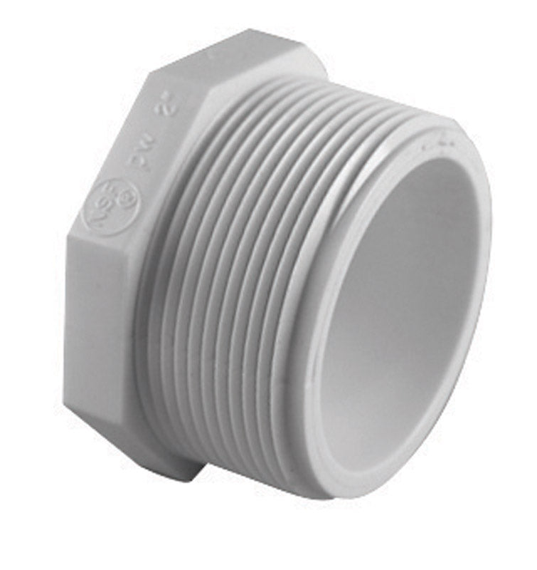 PLUG SCH40 PVC 1/2" MPT - Pack of 25