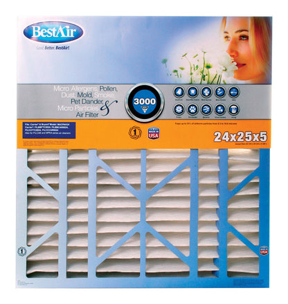 AIRFILTER 24X25X5 BSTAIR - Pack of 2
