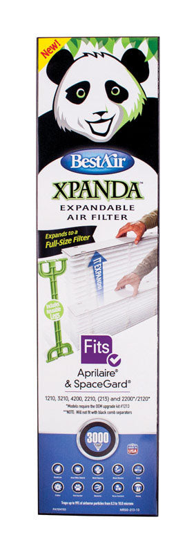 Pack of two Emery Jensen pleated furnace filters, 3-5 inch thickness, designed for efficient air filtration in HVAC systems.