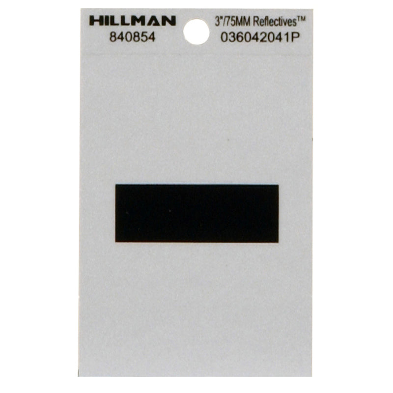 3" Blk/slv HYPHN ADV 1PC - Pack of 6