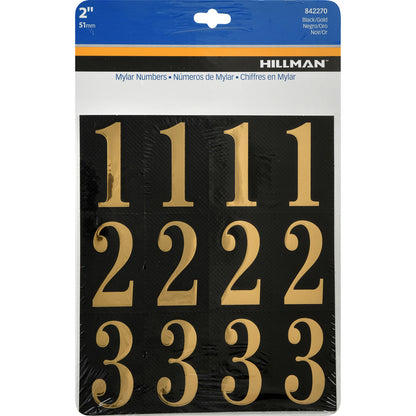 2" GLD SET 0-9 ADHV 32PC - Pack of 6