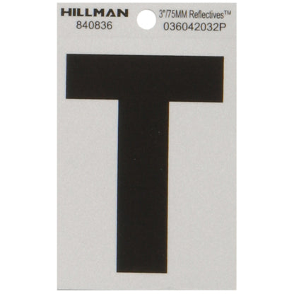 3" Blk/slv T ADHV 1PC - Pack of 6