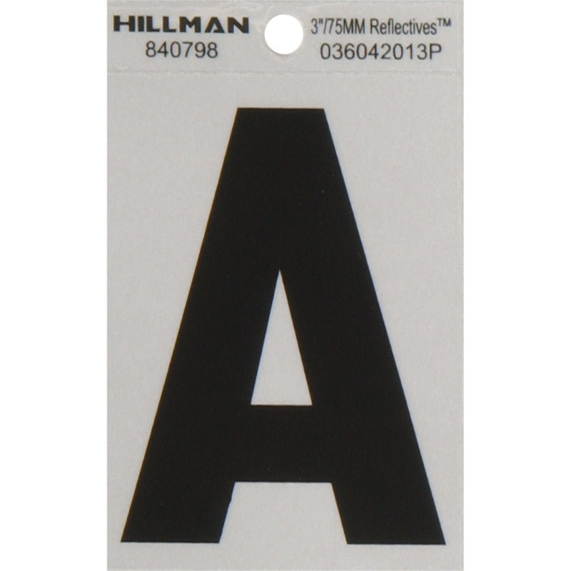 3" Blk/slv a ADHV 1PC - Pack of 6