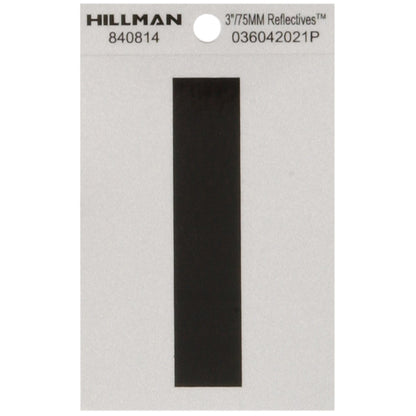 3" Blk/slv I ADHV 1PC - Pack of 6
