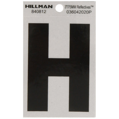 3" Blk/slv H ADHV 1PC - Pack of 6