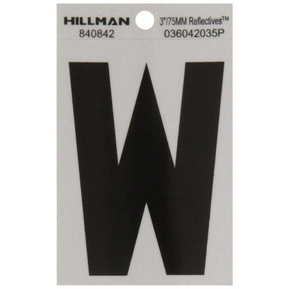 3" Blk/slv W ADHV 1PC - Pack of 6