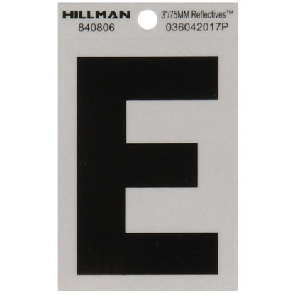 3" Blk/slv E ADHV 1PC - Pack of 6