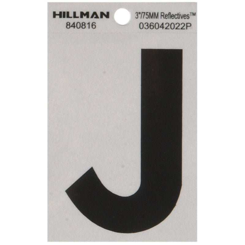 3" Blk/slv J ADHV 1PC - Pack of 6