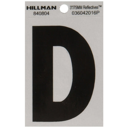3" Blk/slv D ADHV 1PC - Pack of 6