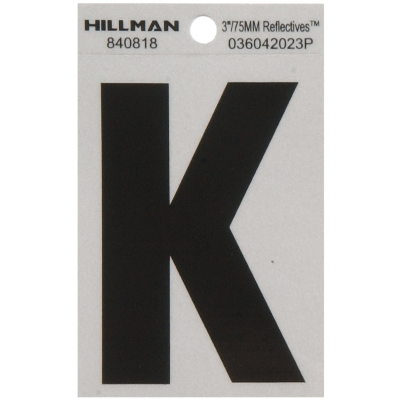 3" Blk/slv K ADHV 1PC - Pack of 6