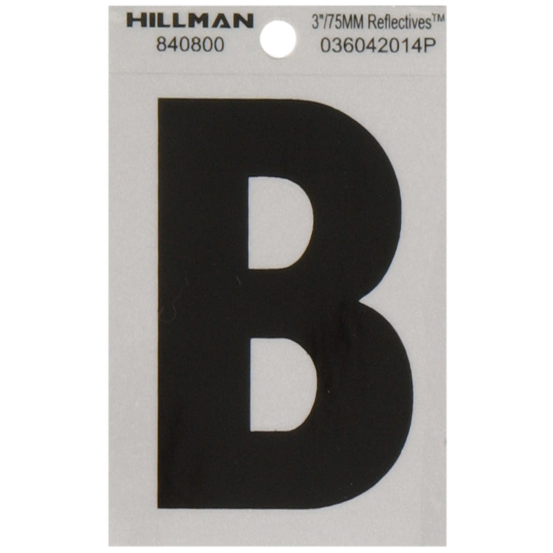 3" Blk/slv B ADHV 1PC - Pack of 6