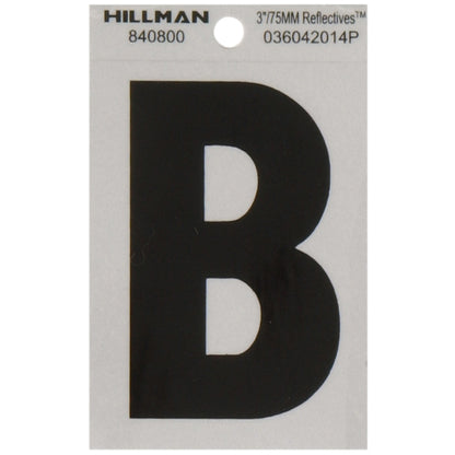3" Blk/slv B ADHV 1PC - Pack of 6