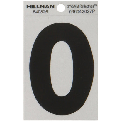 3" Blk/slv O ADHV 1PC - Pack of 6