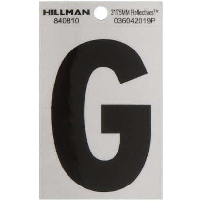 3" Blk/slv G ADHV 1PC - Pack of 6