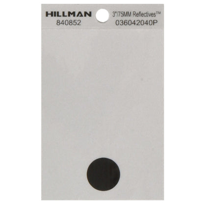 3" Blk/slv PEROD ADV 1PC - Pack of 6
