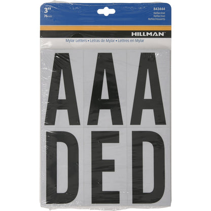 3" BLK SET A-Z ADHV 54PC - Pack of 6