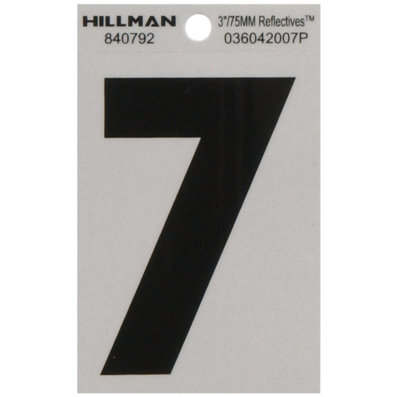 3" Blk/slv #7 ADHV 1PC - Pack of 6