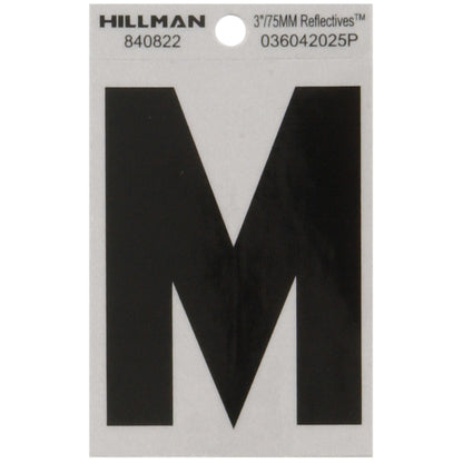 3" Blk/slv M ADHV 1PC - Pack of 6